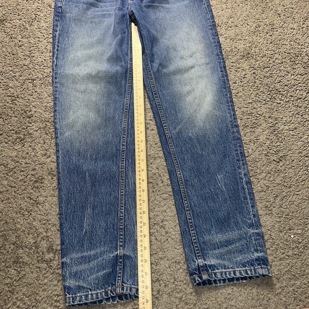 NWOT Alexander Wang Blue Button Fly Jeans Men 32x30 - Picture 7 of 8